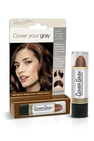 COVER YOUR GRAY Touch-up Stick- Dark Brown (0.15oz /4.2g) Sareya Beauty supply store in calgary